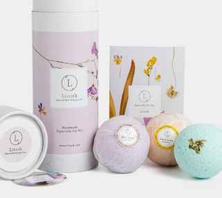 Bath Bombs Spa Gift Set – Unique Relaxation Gift for Her, Mom, or BFF
