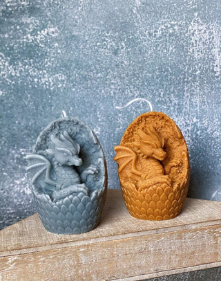 Dragon's Egg Candle - Enchanting Handmade Soy Wax Candle for a Magical Ambiance