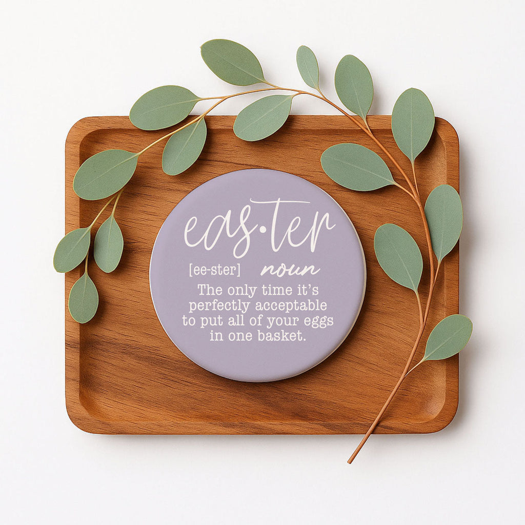 Easter & Spring Ceramic Coasters – Matte Finish Seasonal Collection (4