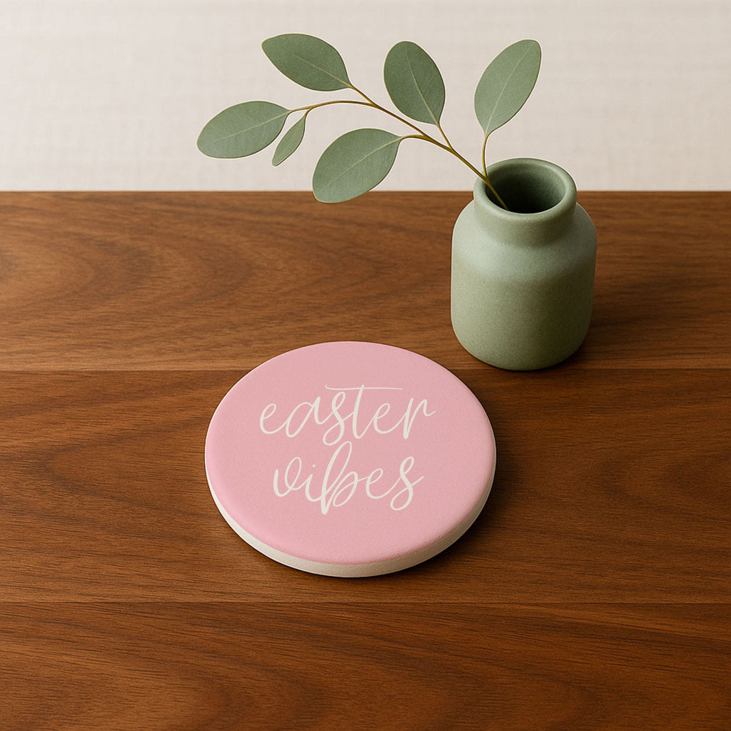 Easter & Spring Ceramic Coasters – Matte Finish Seasonal Collection (4
