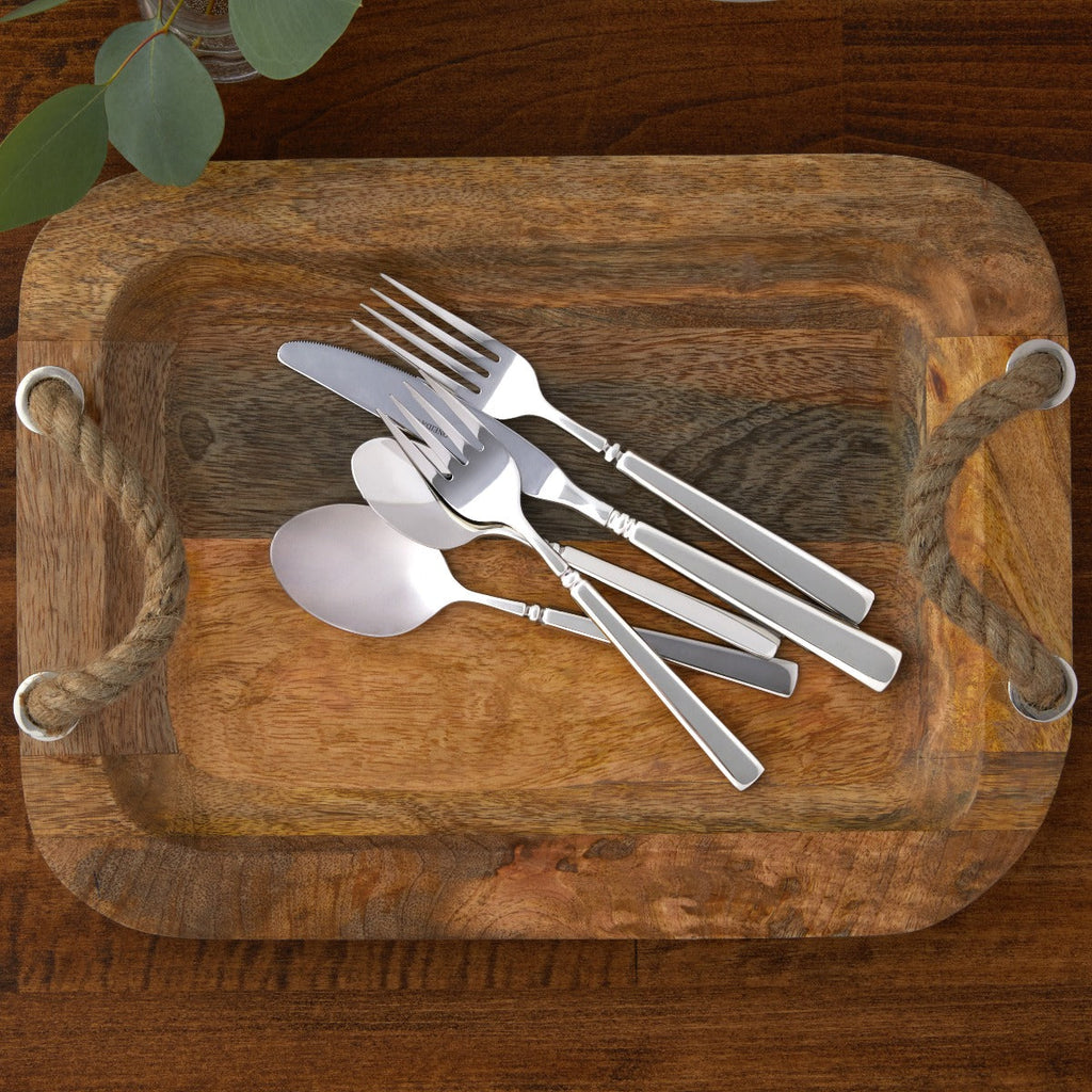 Oneida Easton Satin 20-Piece Flatware Set, 18/10 stainless steel (view 2)