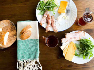 Diamond Hand Towel | Oversized Cotton Diamond Weave Towel