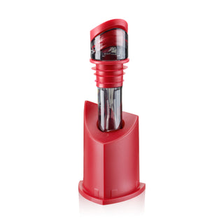 Tilt Wine Aerator in Raspberry