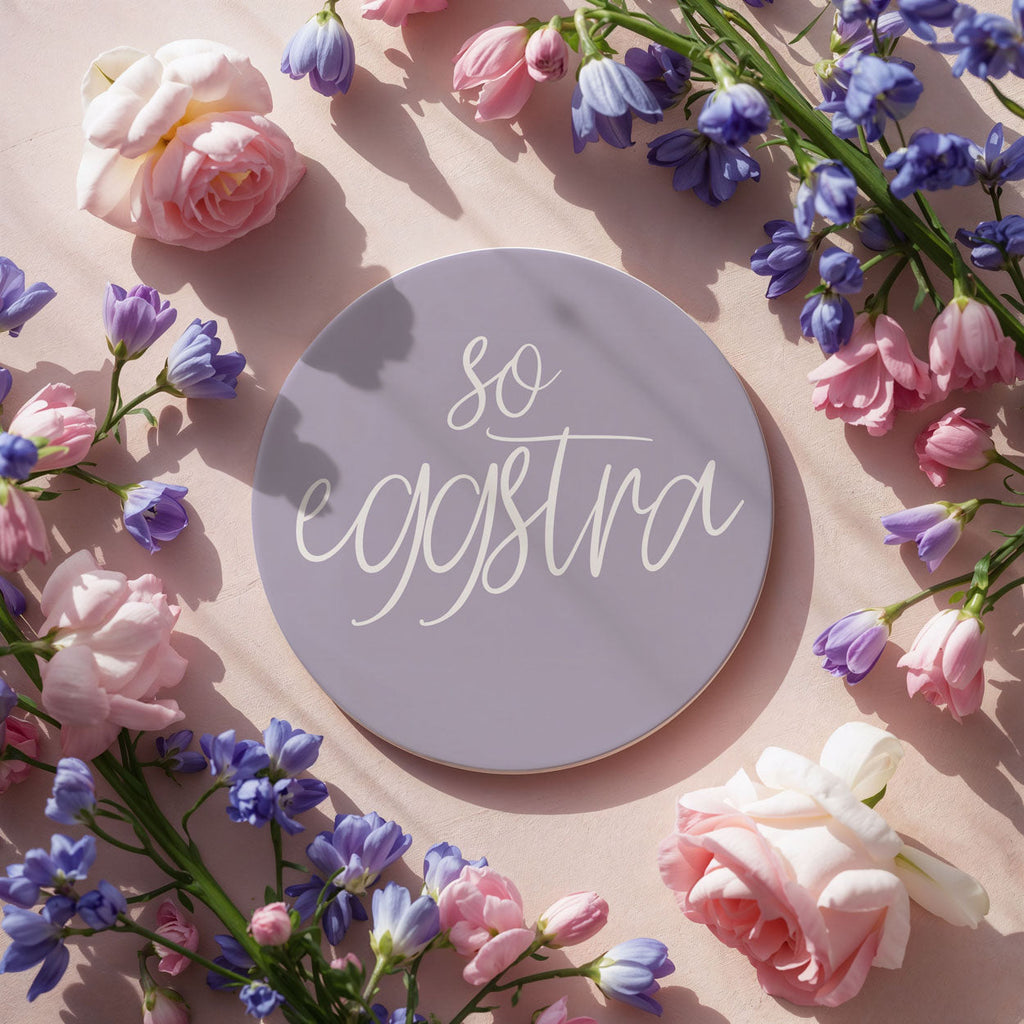 Easter & Spring Ceramic Coasters – Matte Finish Seasonal Collection (4