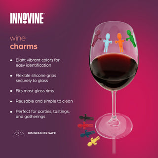 Wine Charms, Set of 8