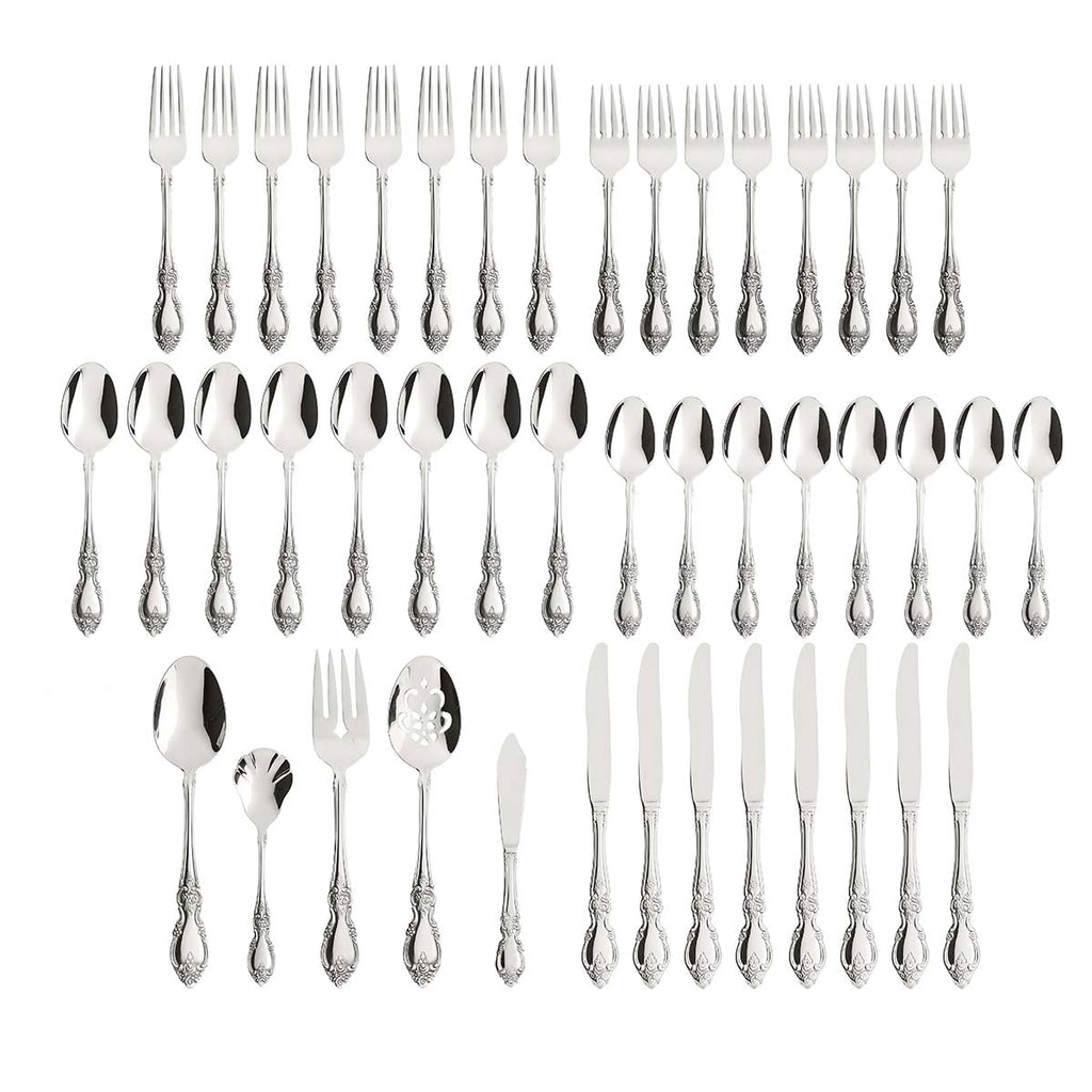 Oneida Louisiana 45-Piece Flatware Set, 18/8 stainless steel (view 3)