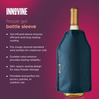 Freeze Gel Bottle Sleeve in Deep Teal