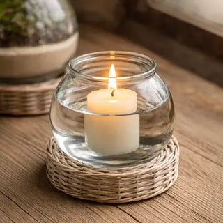 Glass Terrarium and Aquatic Display Jar Set of 2