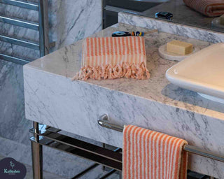 Striped Hand Towel | Organic Cotton Plush & Absorbent