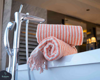 Striped Hand Towel | Organic Cotton Plush & Absorbent