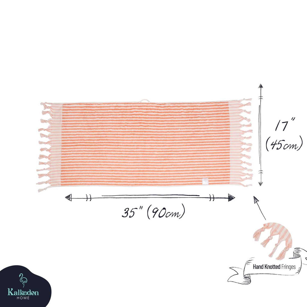 Striped Hand Towel | Organic Cotton Plush & Absorbent