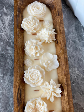 Four Seasons Garden• Luxurious Scented Dough Bowl Candle 26 - Anara Lifestyle