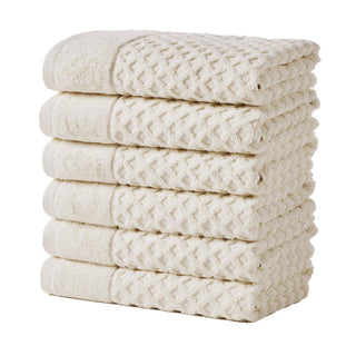 Grayson Cotton Diamond Waffle Weave Bath Towel Set