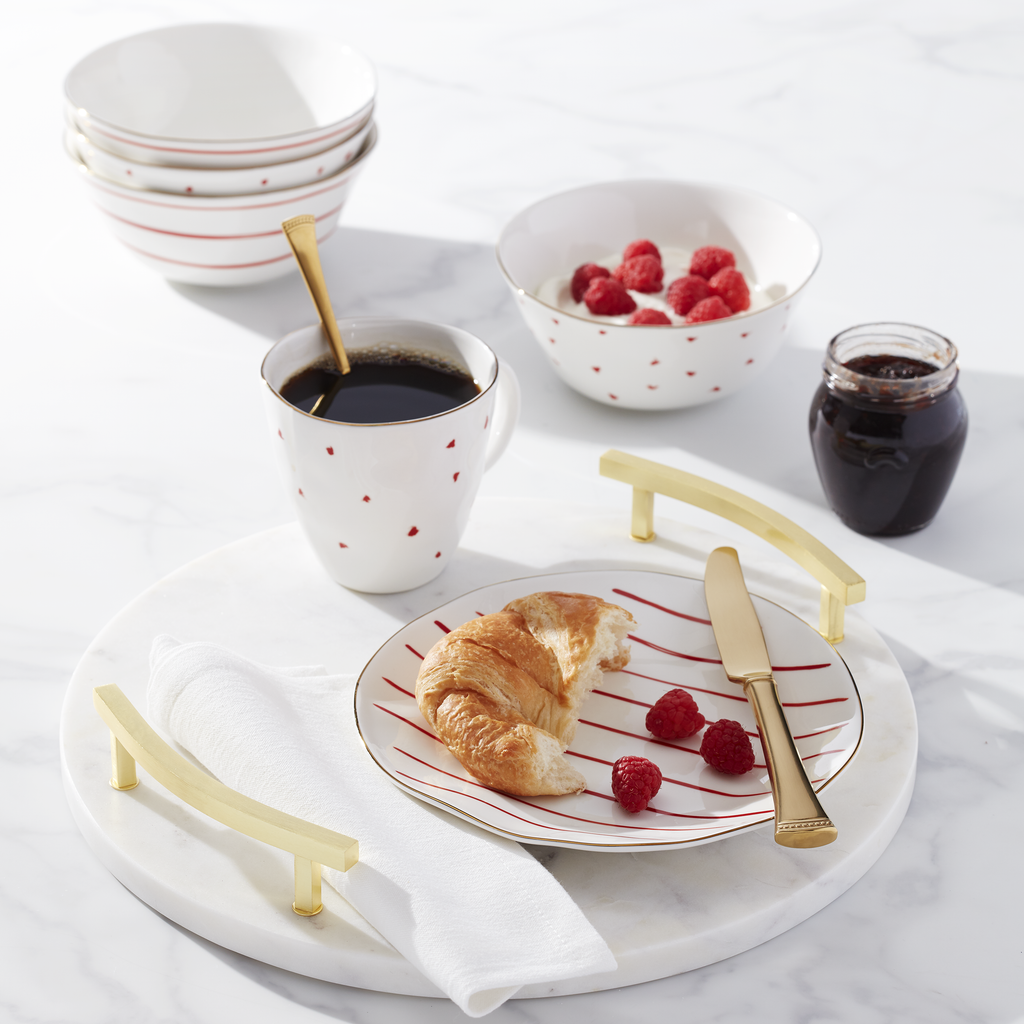 Lenox Garnet Bay 4-Piece Dessert Set, porcelain (view 4)