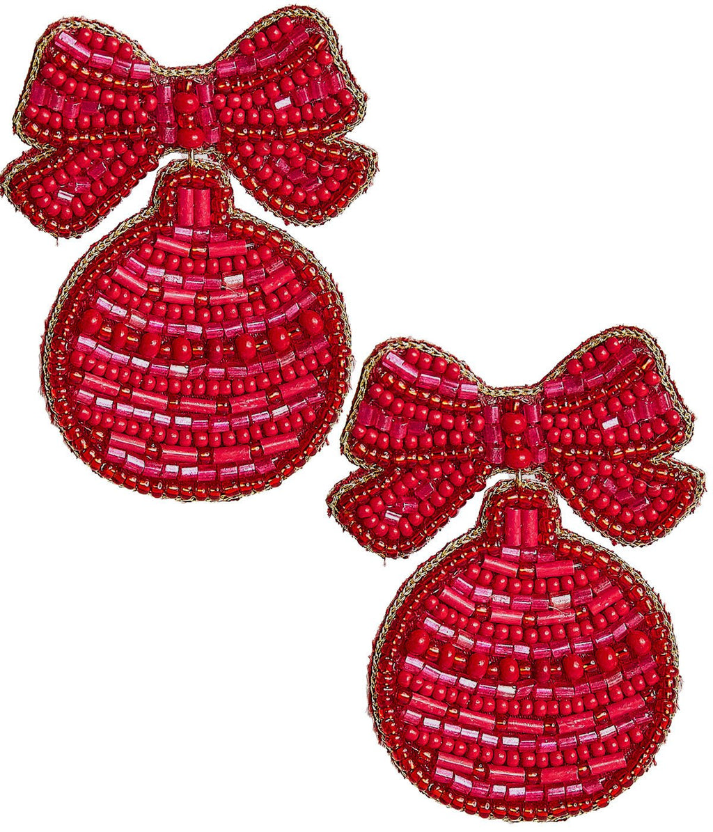 Ginny Beaded Statement Earrings