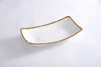 Golden Salerno Rectangular Deep Server - Anara Lifestyle