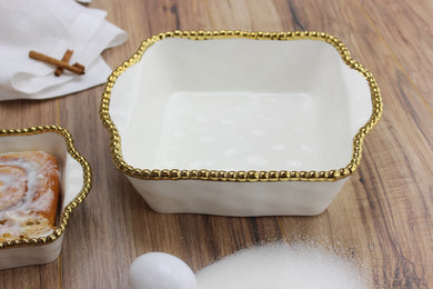 Golden Salerno Square Baking Dish - Anara Lifestyle