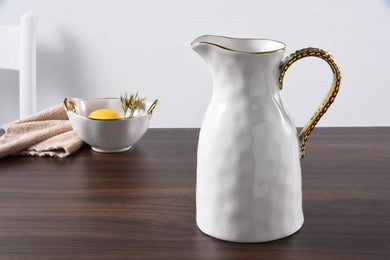 Golden Salerno Water Pitcher - Anara Lifestyle