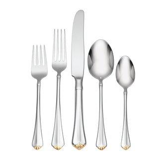 Oneida Golden Juilliard 20-Piece Flatware Set, 18/10 stainless steel