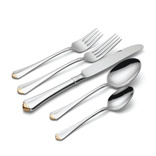 Oneida Golden Juilliard 20-Piece Flatware Set, 18/10 stainless steel (view 3)