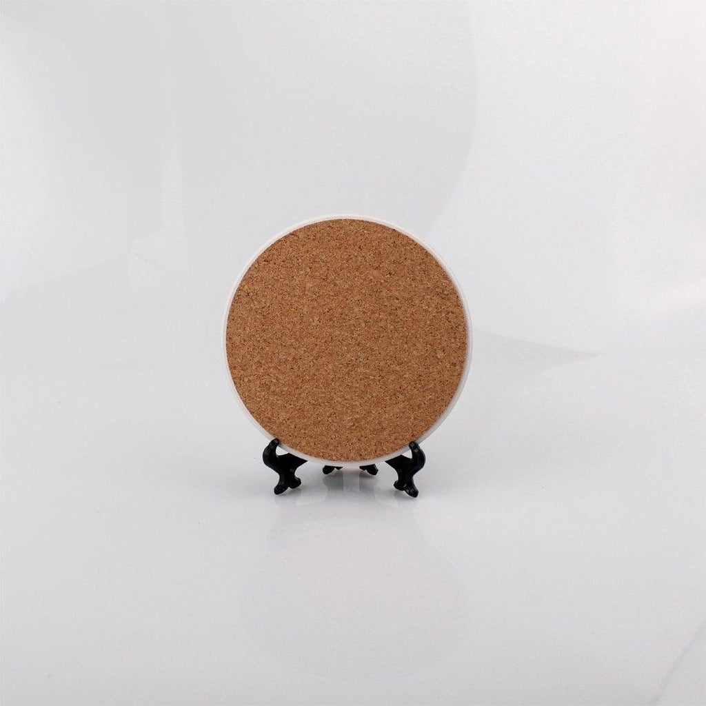 Golden Geometric Thirsty Coasters – Modern Ceramic Square & Diamond Designs