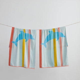 Elegant Vibrant Cotton Beach Towel Set – Boca Collection (2-Pack)