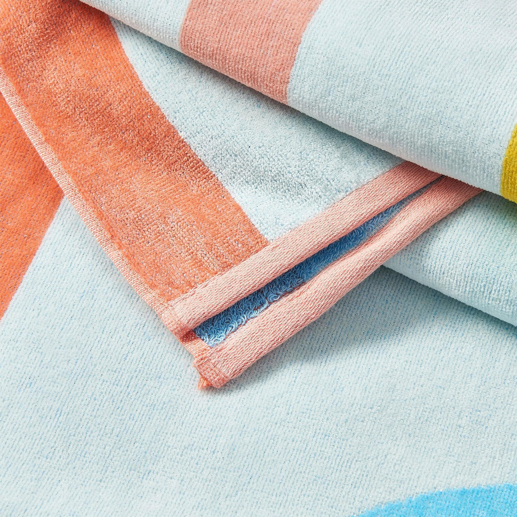 Elegant Vibrant Cotton Beach Towel Set – Boca Collection (2-Pack)