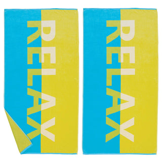 Elegant Vibrant Cotton Beach Towel Set – Boca Collection (2-Pack)