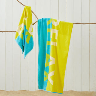 Elegant Vibrant Cotton Beach Towel Set – Boca Collection (2-Pack)