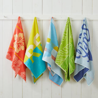 Elegant Vibrant Cotton Beach Towel Set – Boca Collection (2-Pack)