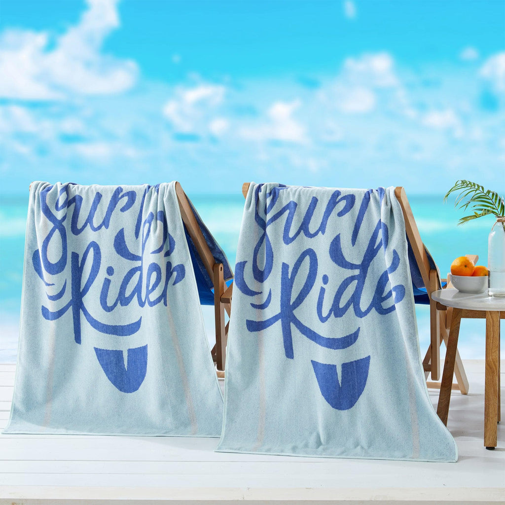 Elegant Vibrant Cotton Beach Towel Set – Boca Collection (2-Pack)