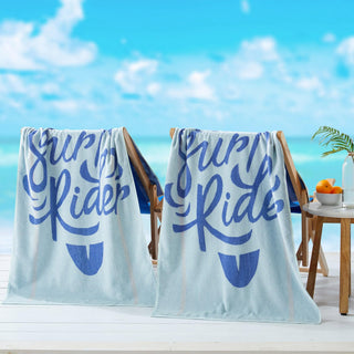 Elegant Vibrant Cotton Beach Towel Set – Boca Collection (2-Pack)