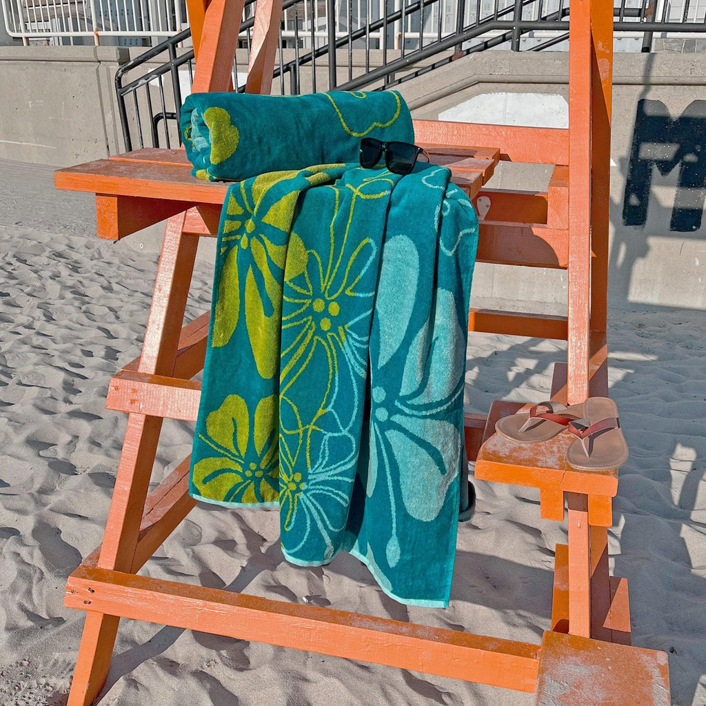 Elegant Vibrant Cotton Beach Towel Set – Boca Collection (2-Pack)