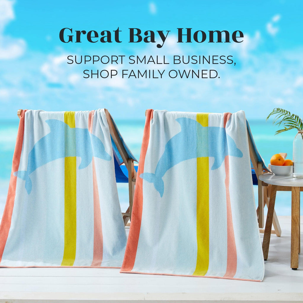 Elegant Vibrant Cotton Beach Towel Set – Boca Collection (2-Pack)