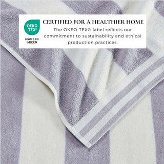 Elegant Oversized Striped Cabana Beach Towel – Edgartown Collection