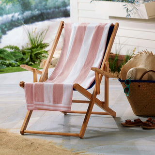 Elegant Oversized Striped Cabana Beach Towel – Edgartown Collection