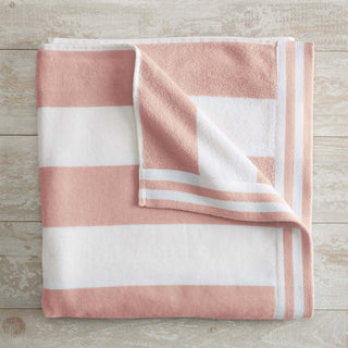 Elegant Oversized Striped Cabana Beach Towel – Edgartown Collection