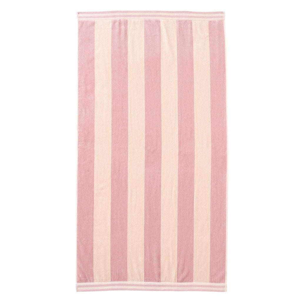 Elegant Oversized Striped Cabana Beach Towel – Edgartown Collection