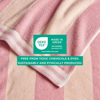 Elegant Oversized Striped Cabana Beach Towel – Edgartown Collection