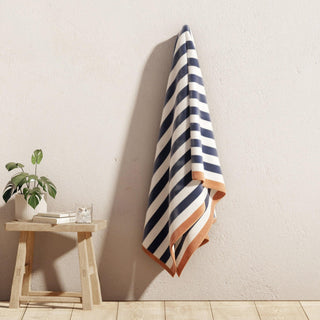 Santa Cruz Oversized Striped Border Cabana Beach Towel