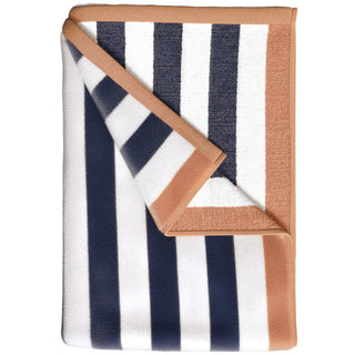 Santa Cruz Oversized Striped Border Cabana Beach Towel