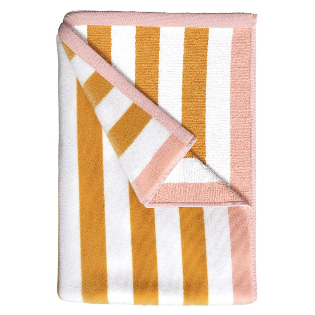 Santa Cruz Oversized Striped Border Cabana Beach Towel