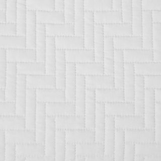 Elegant Herringbone Stitched Quilt Set – Louise Collection (3-Piece)