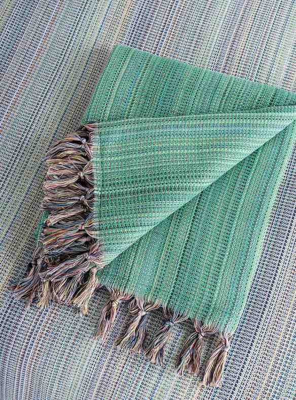 ALA King Size Cotton Blanket | Handwoven Lightweight Throw