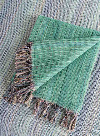 ALA King Size Cotton Blanket | Handwoven Lightweight Throw