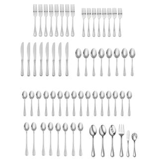 Oneida Tress 62-Piece Flatware Set, 18/0 stainless steel (view 2)