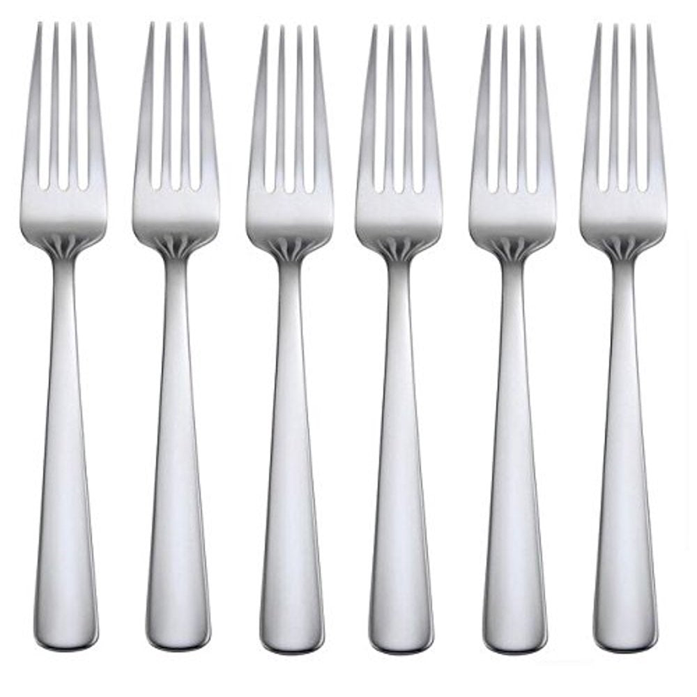 Oneida Aptitude Salad Forks, Set of 6, 18/0 stainless steel