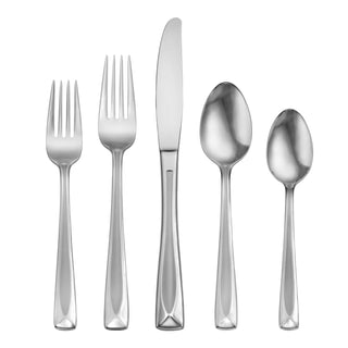 Oneida Lincoln Satin 45-Piece Flatware Set, 18/0 stainless steel
