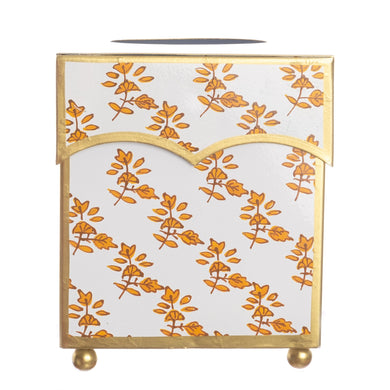 Orange Blossom Wastepaper Basket & Tissue (3 Options) | Elegant Bath Décor