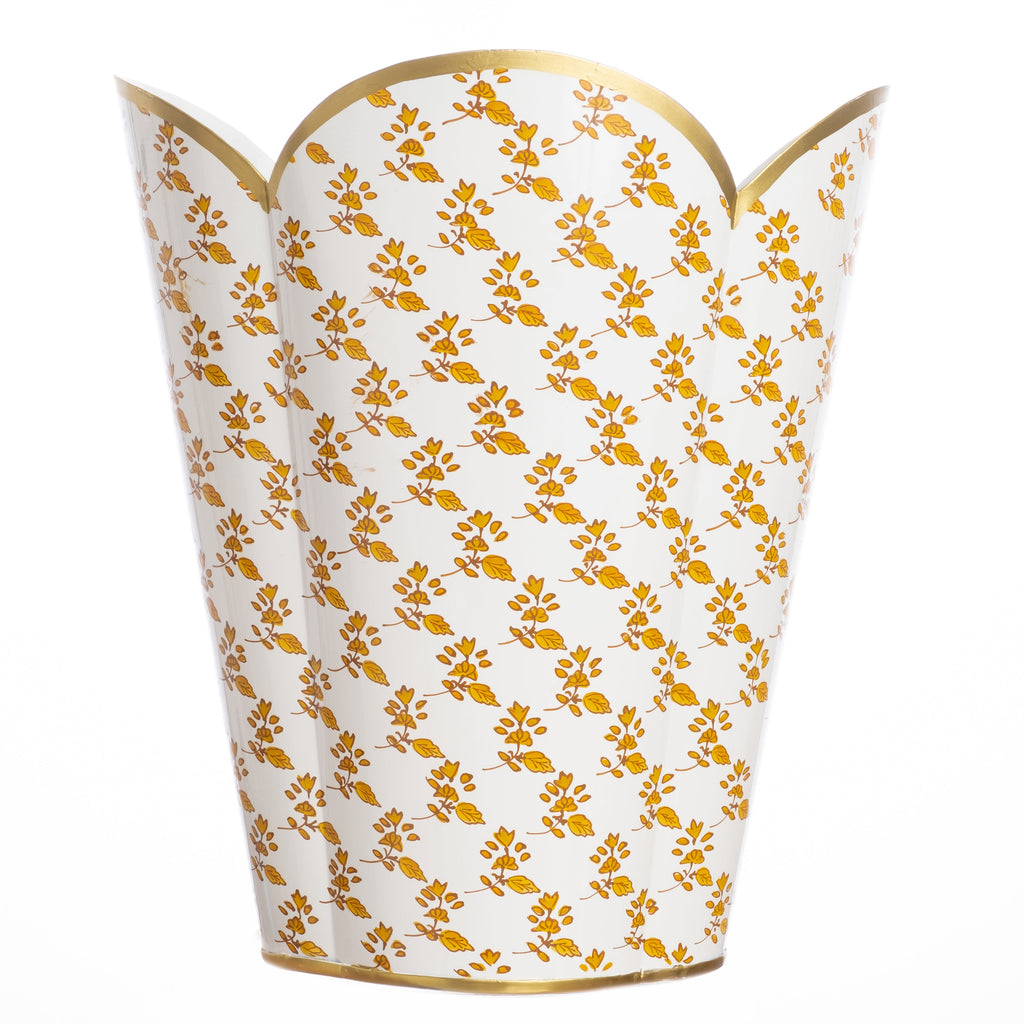 Orange Blossom Wastepaper Basket & Tissue (3 Options) | Elegant Bath Décor